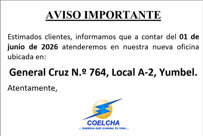 Anuncio Coelcha